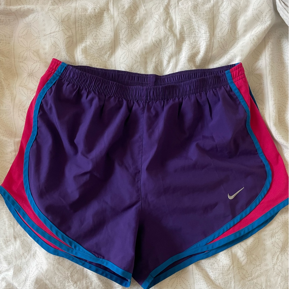 Nike purple running shorts